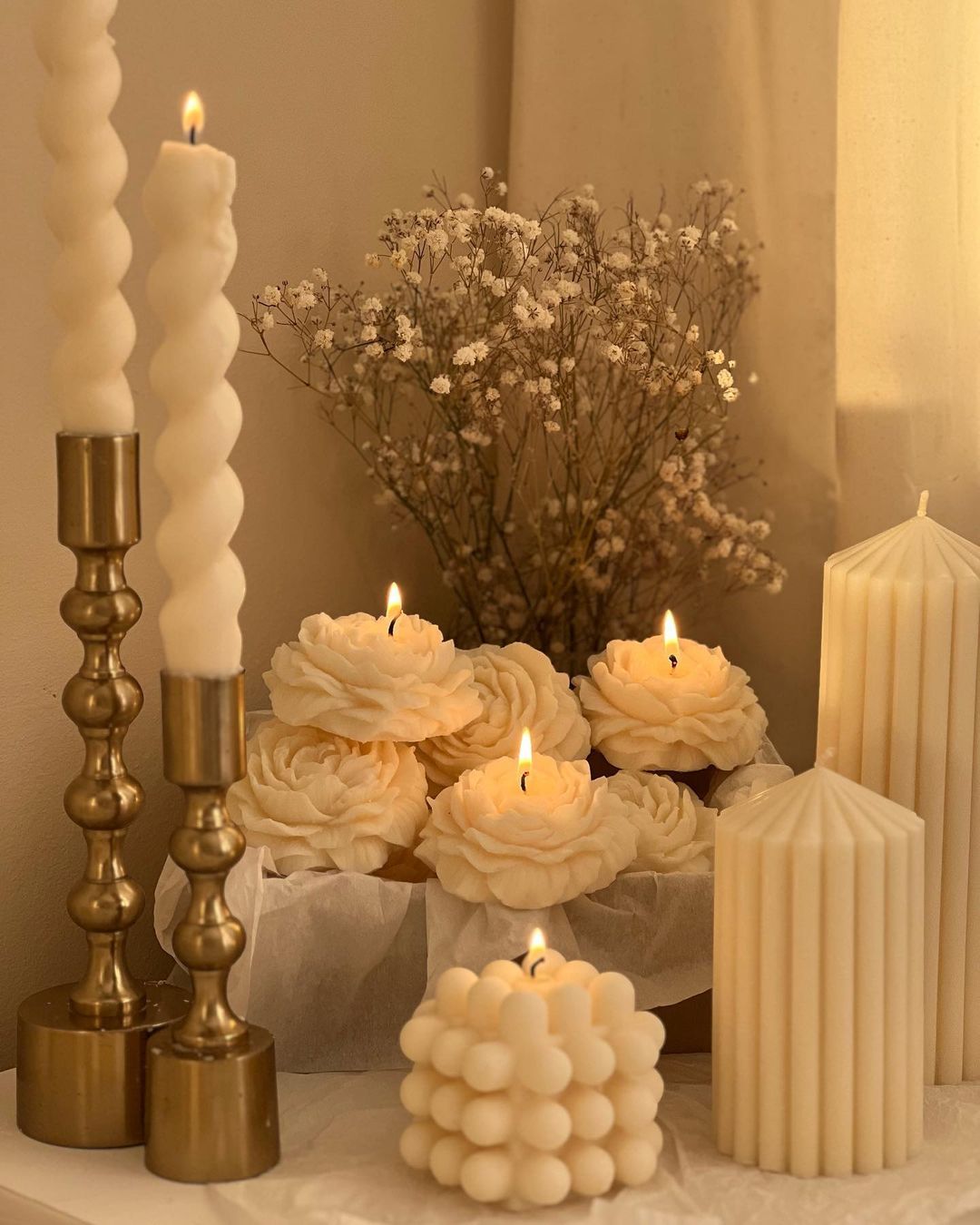 Heart Bubble or BUBBLE Bubble, 3D Scented candle