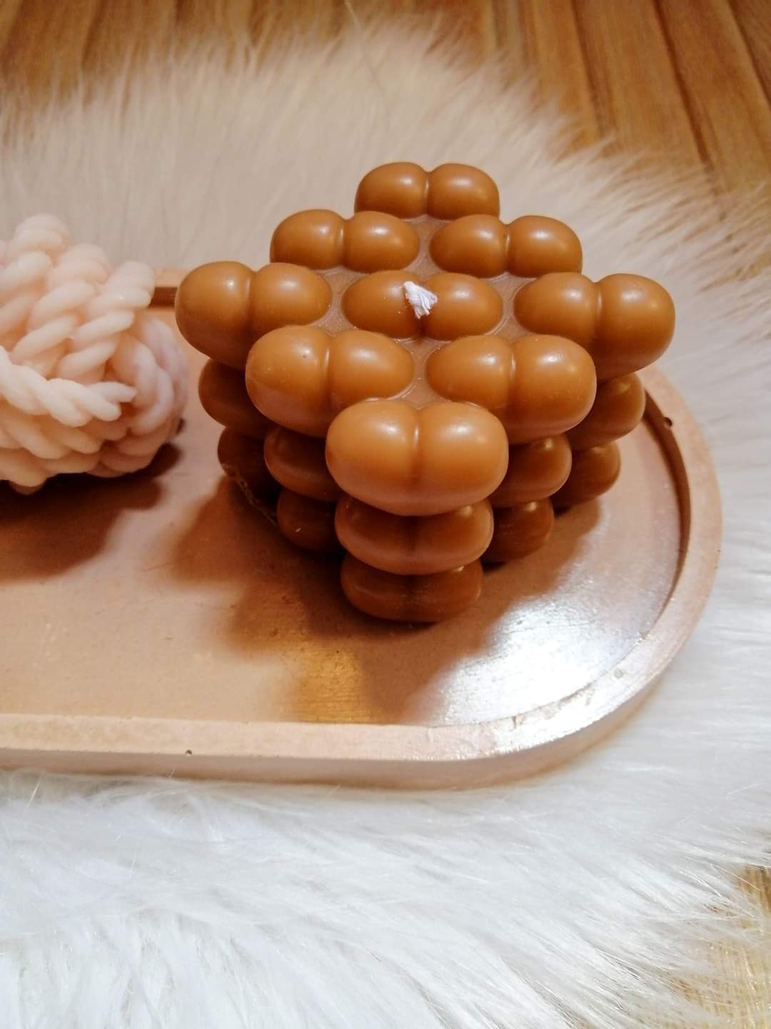 Heart Bubble or BUBBLE Bubble, 3D Scented candle