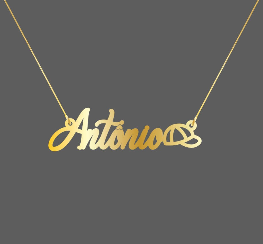 Customize it yourself, plated in 24Qirat Real gold