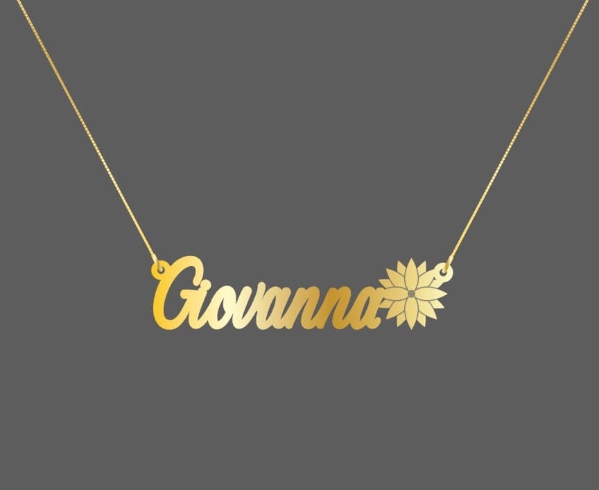 Customize it yourself, plated in 24Qirat Real gold