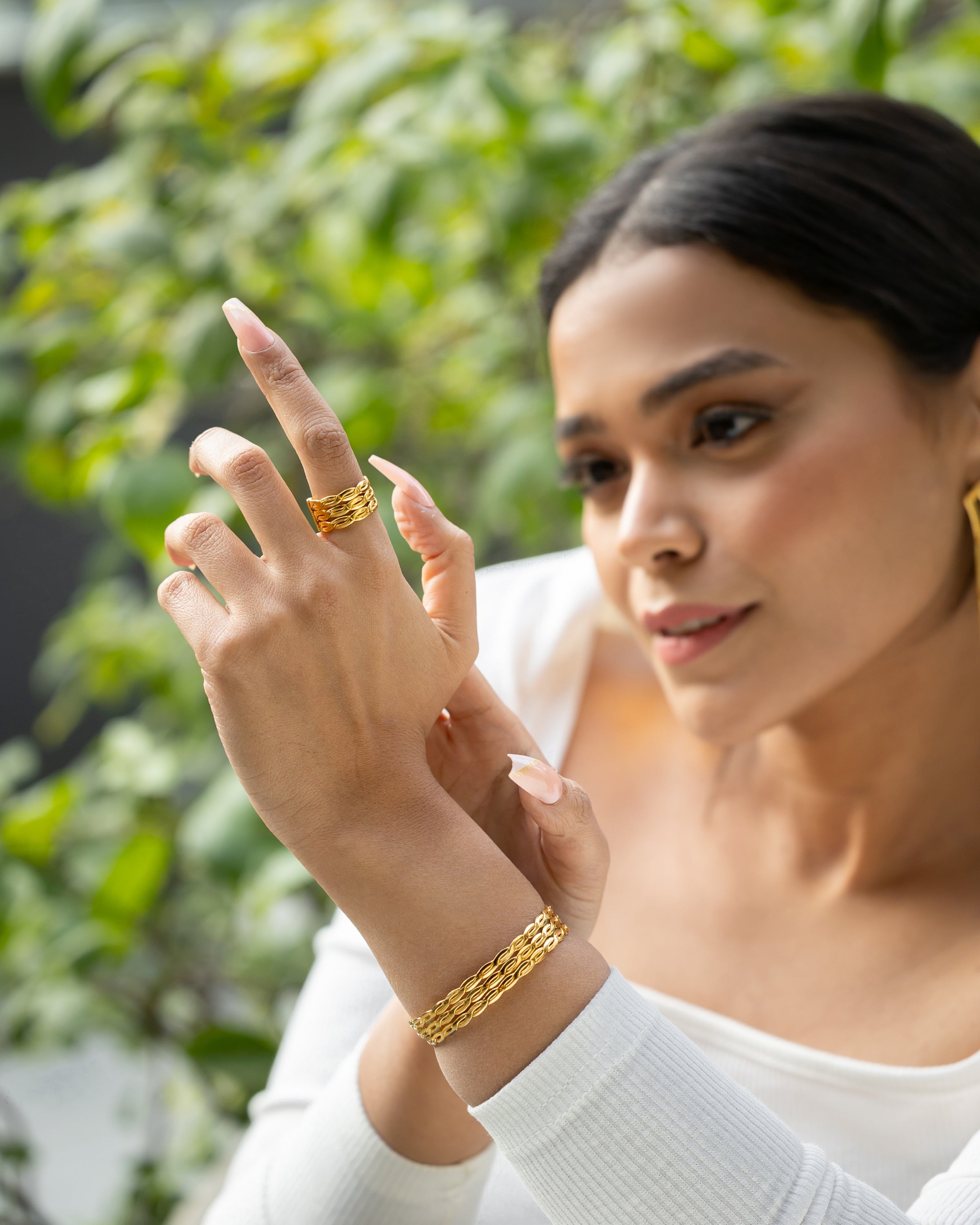 Three layers defeera ring