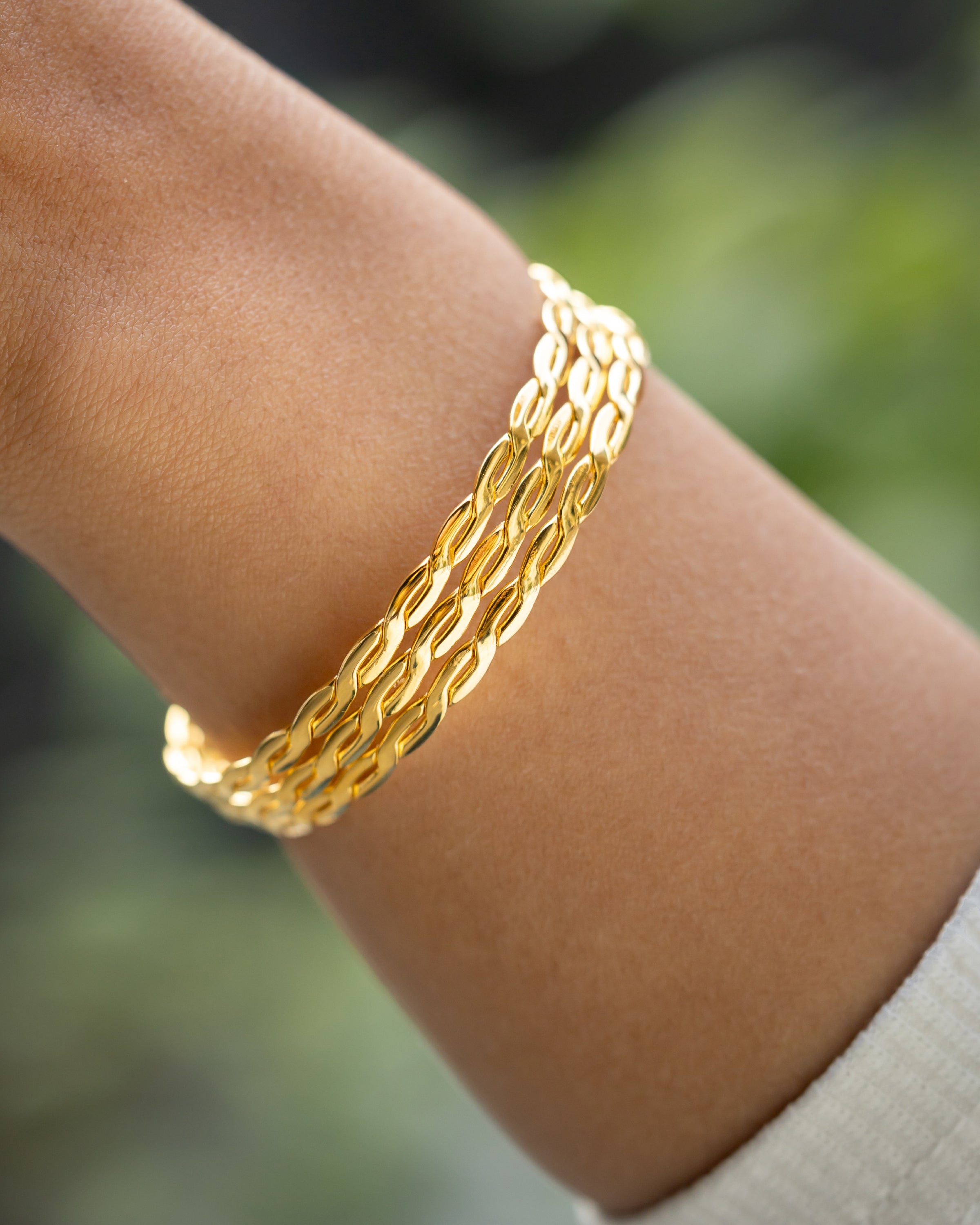 Three layers Bangle