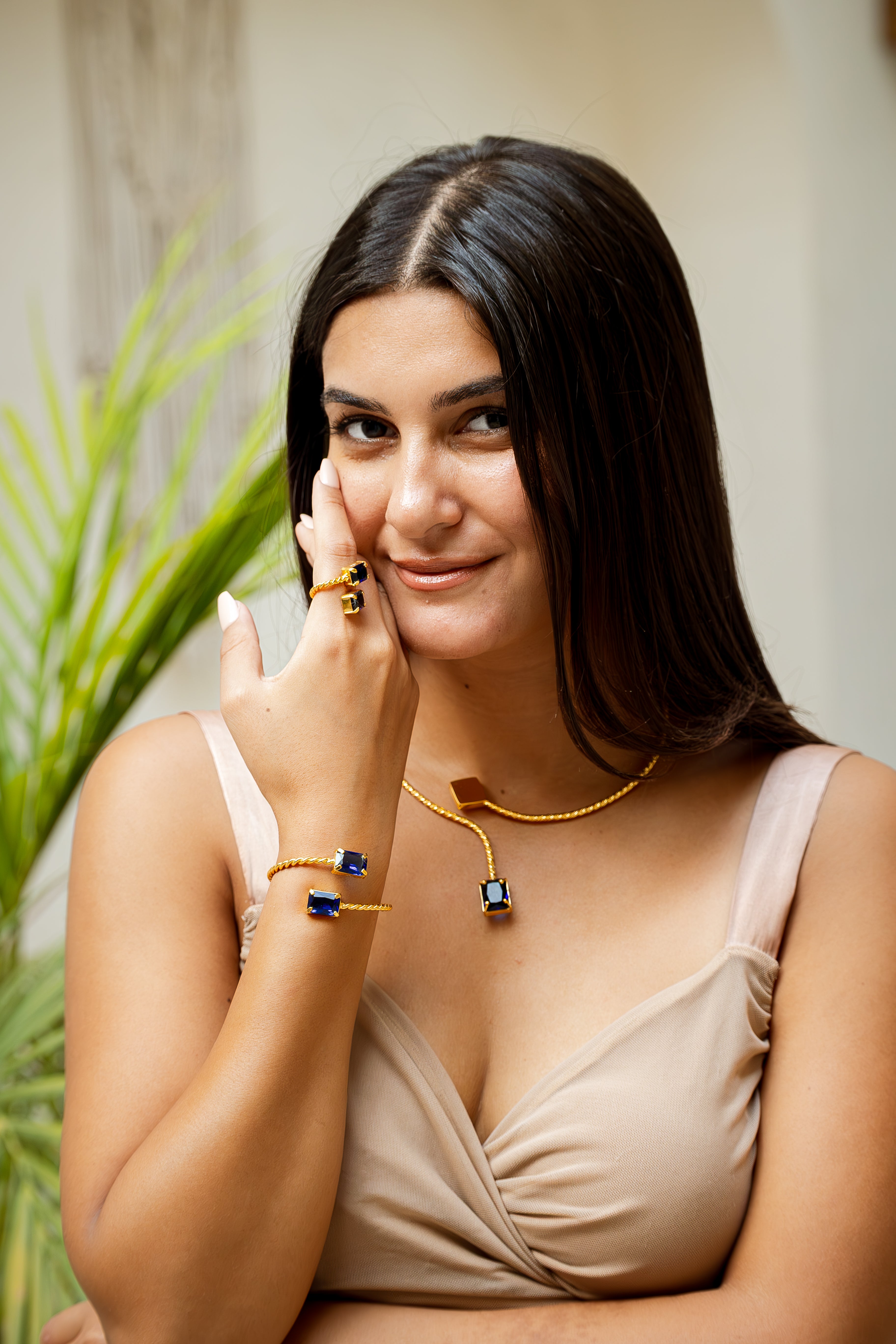 Braided Chocker - Blue