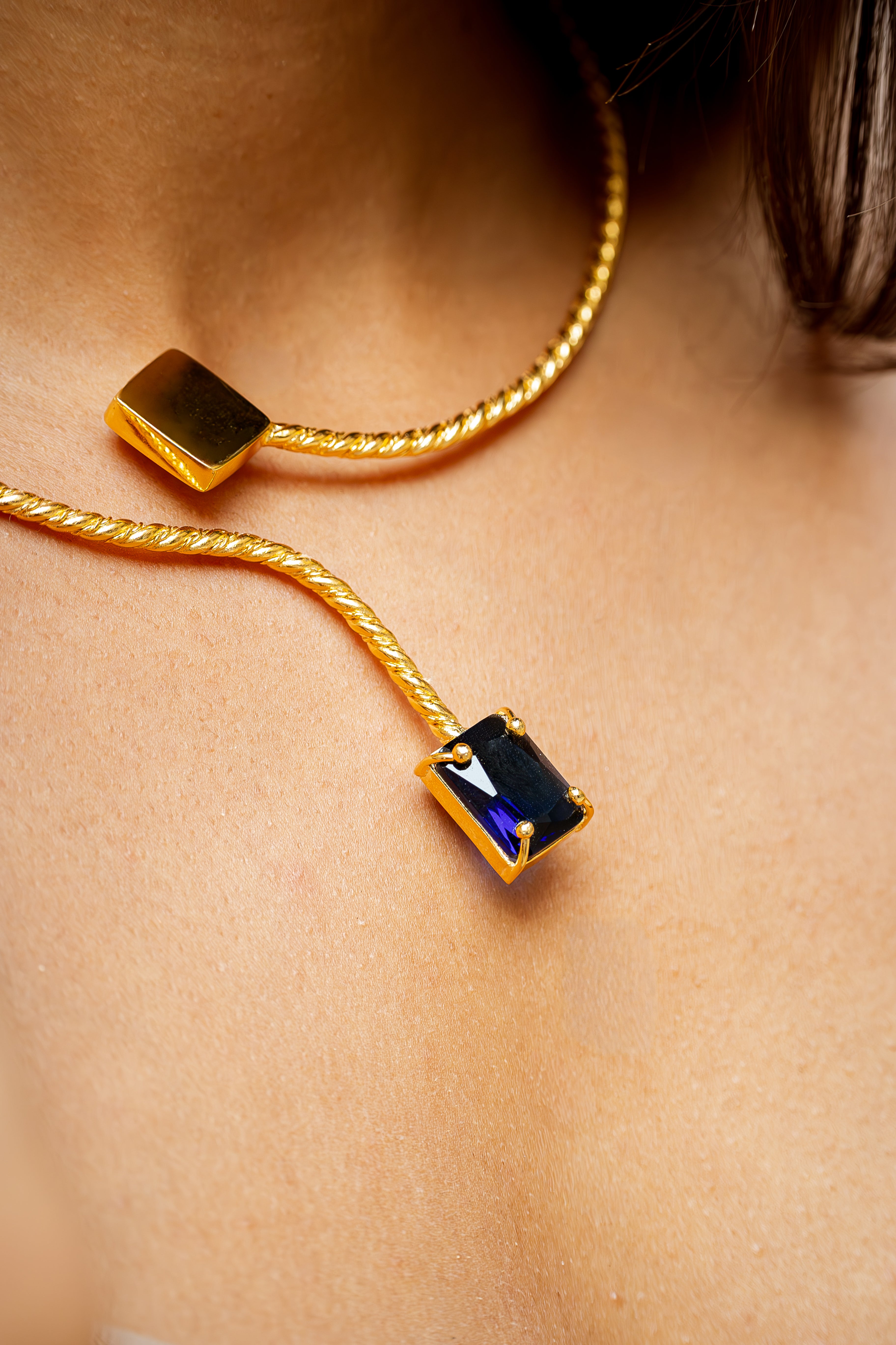 Braided Chocker - Blue