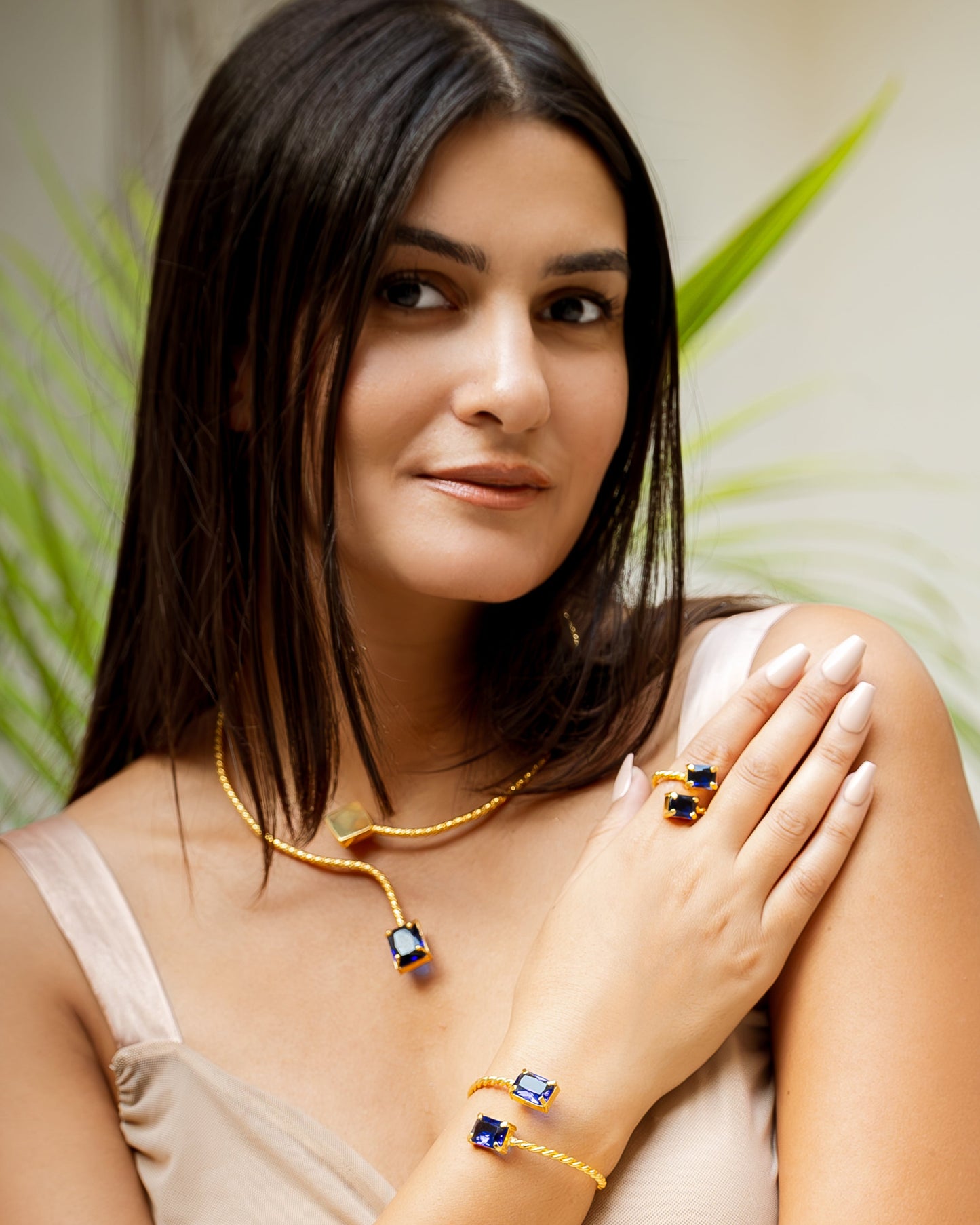 Braided Ring- Blue